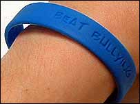one of the original BBC Radio One 'Beat Bullying' wristbands